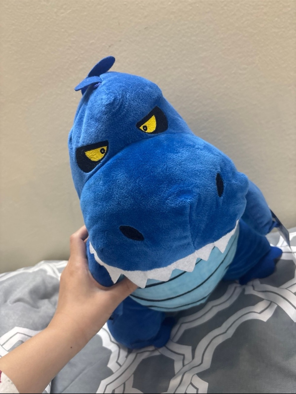 Japanese Monster Mania blue monster plush